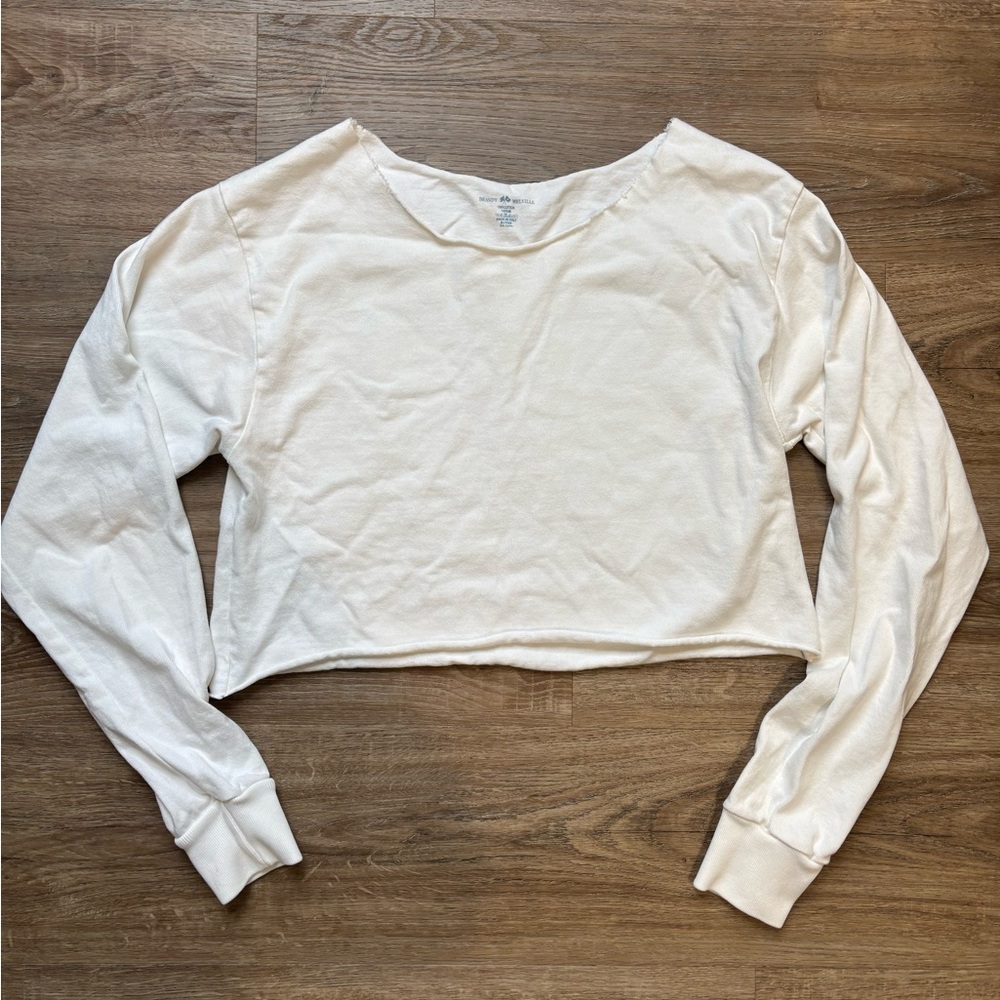 Brandy Melville White Crop Top